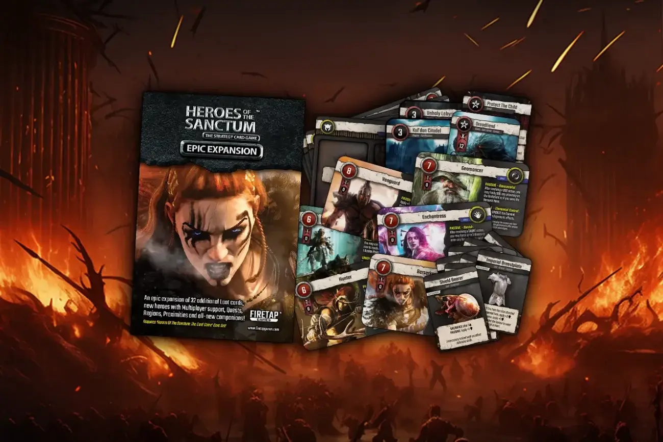 Heroes of the Sanctum - Epic Expansion Thumbnail Banner