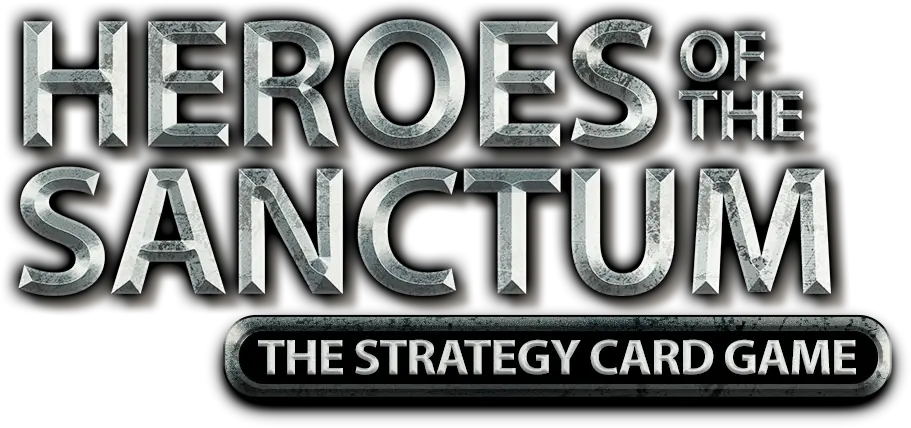 Heroes of the Sanctum: The Strategy Card Game Logo