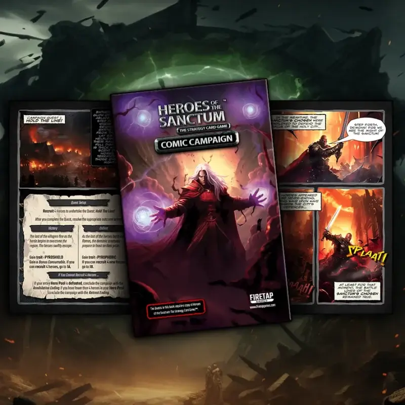 Heroes of the Sanctum - Comic Campaign Thumbnail Banner