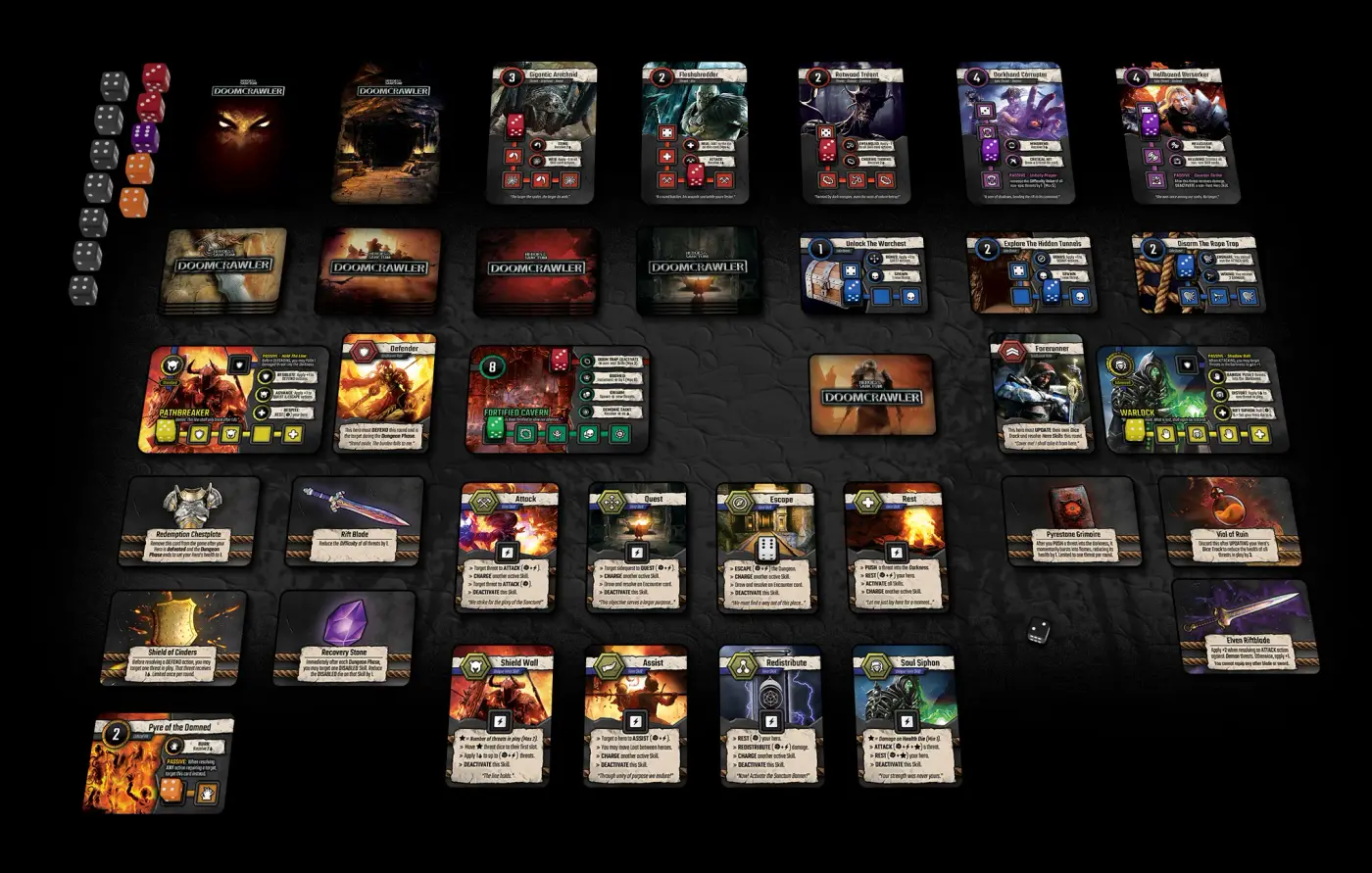 Doomcrawler Soulbound Game Layout