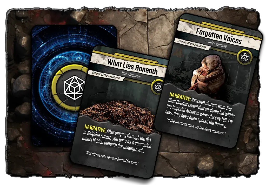 Echoes Of The Firstborne Expansion - Narrative Traits