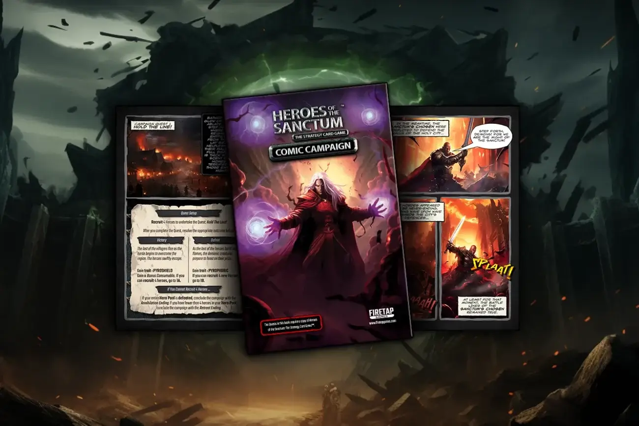 Heroes of the Sanctum - Comic Campaign Thumbnail Banner