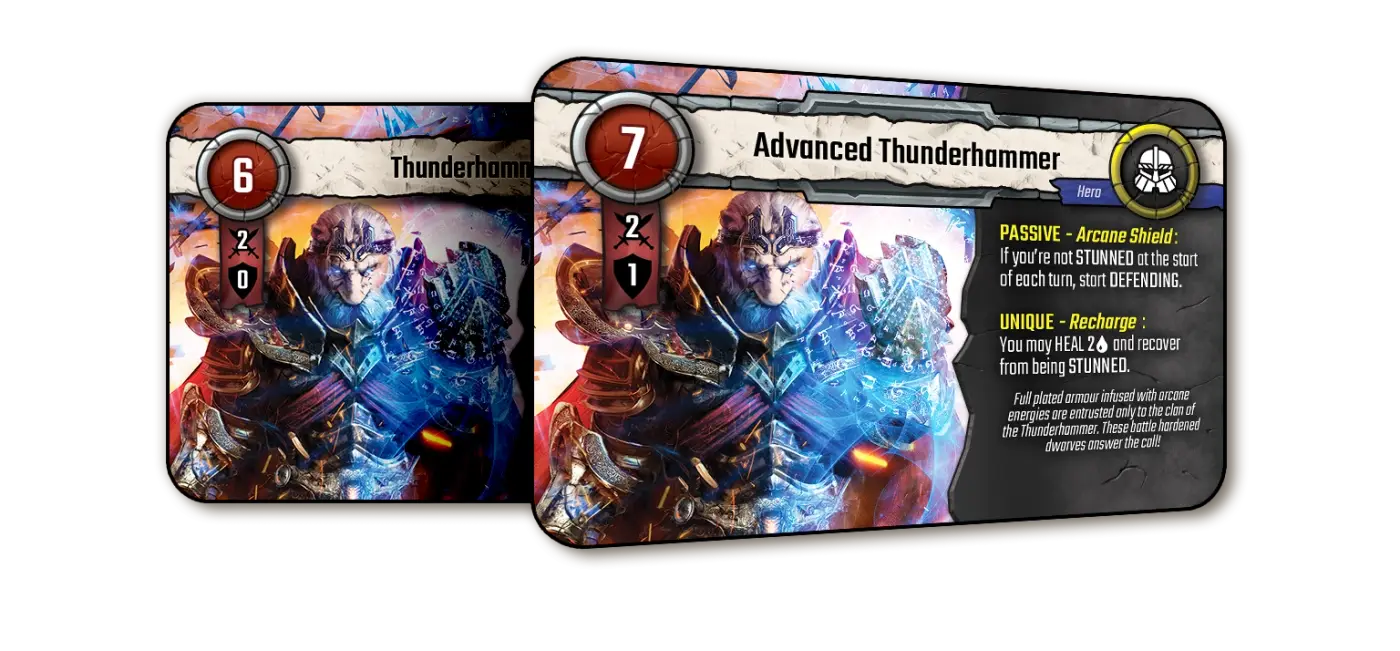 Advancing Heroes in Heroes of the Sanctum