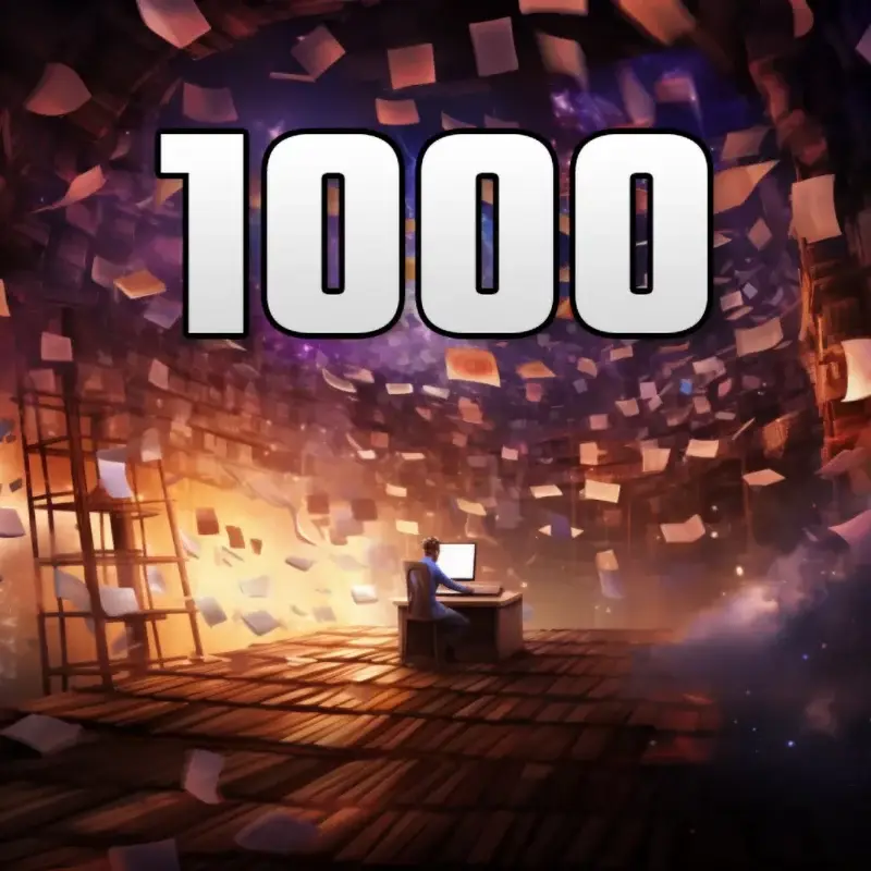 1000 Subscribers